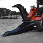 Loflin Fabrication Skid Steer Stump Bucket Grapple