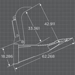 Loflin Fabrication Skid Steer Stump Bucket Grapple