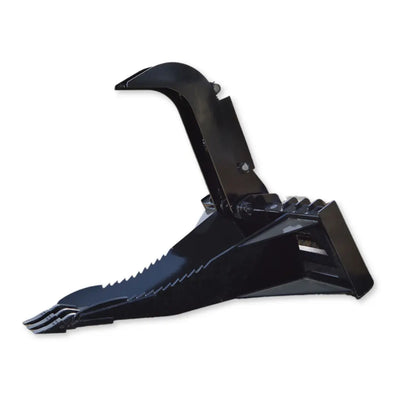 Loflin Fabrication Skid Steer Stump Bucket Grapple