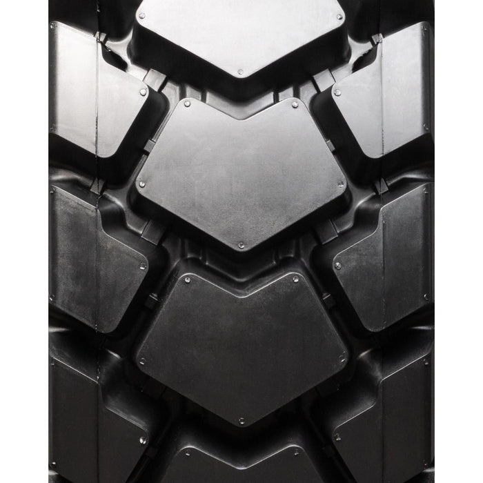 12-16.5 left mounted extreme duty solid rubber tire