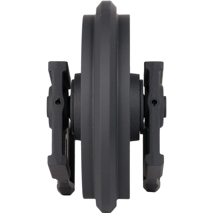 bobcat x325 > x430 front idler 286mm bracket doosan solar 030/plus, 035, dx27, dx35 hanix h26b, h29a, h30a, h36a, h36b, h36c hyundai r28-7, r35 terex hr14, hr16, tc25, tc29, tc35, tc37, hr3.7 -- long bracket 11.3