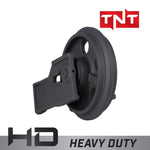 bobcat x325 > x430 front idler 286mm bracket doosan solar 030/plus, 035, dx27, dx35 hanix h26b, h29a, h30a, h36a, h36b, h36c hyundai r28-7, r35 terex hr14, hr16, tc25, tc29, tc35, tc37, hr3.7 -- long bracket 11.3