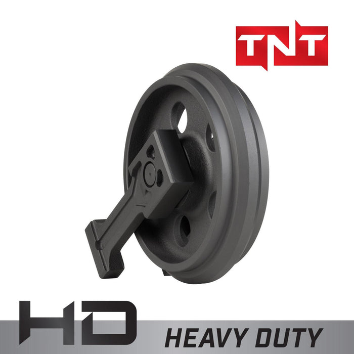 takeuchi tb025, tb035, tb125, tb135, tb25fr, tb28fr, tb228 front idler kobelco sk020, sk024, sk025, sk030, sk035 case 23, cx23