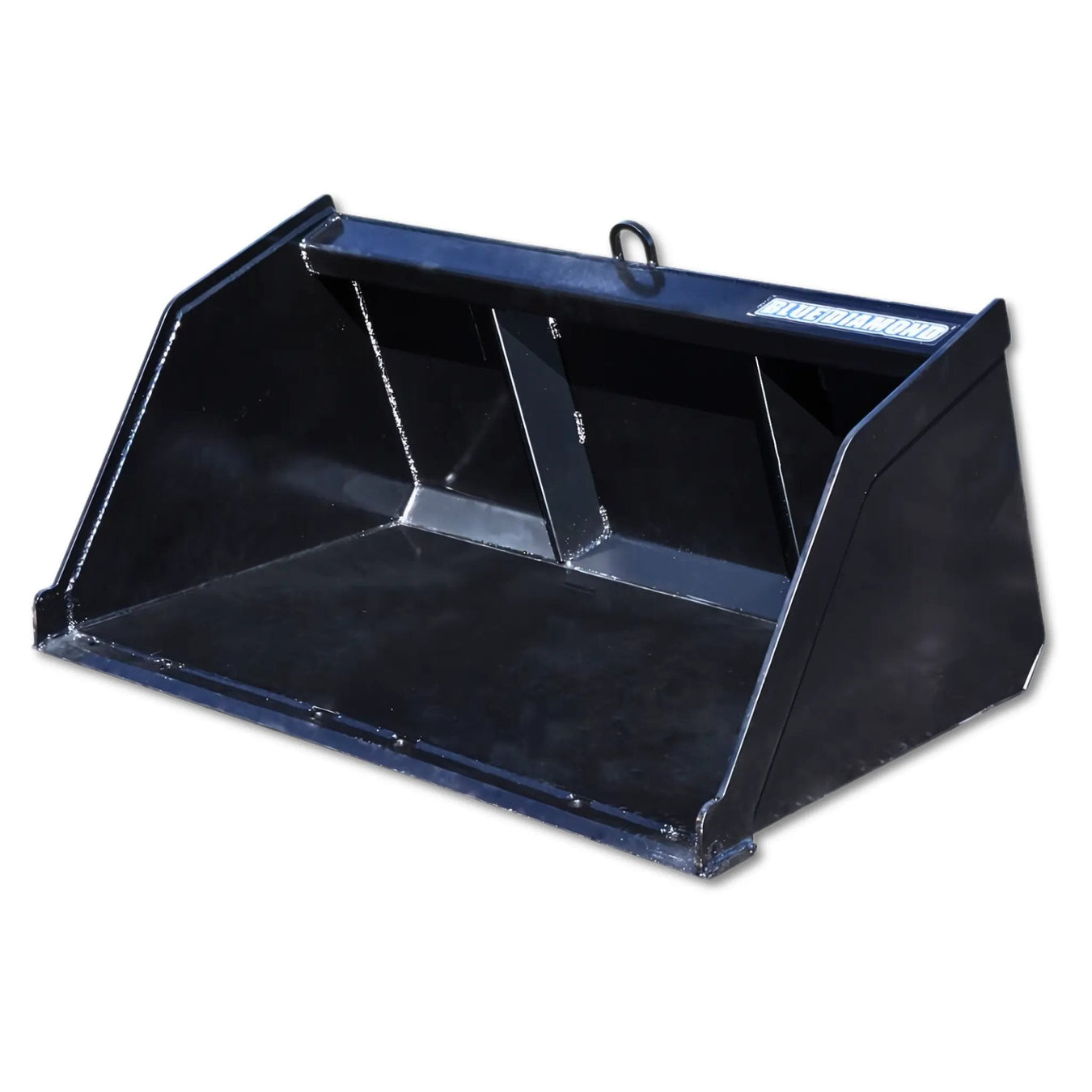 Mini Skid Steer Snow Bucket Attachment by Blue Diamond