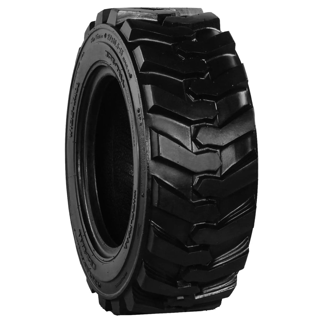 Skid Steer Tires - Pneumatic Tire Size - 27/10.50-15