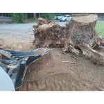 Blue Diamond Skid Steer Stump Bucket - Severe And Extreme Duty