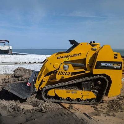 Baumalight 2-Speed Mini Track Loader powered by Kubota