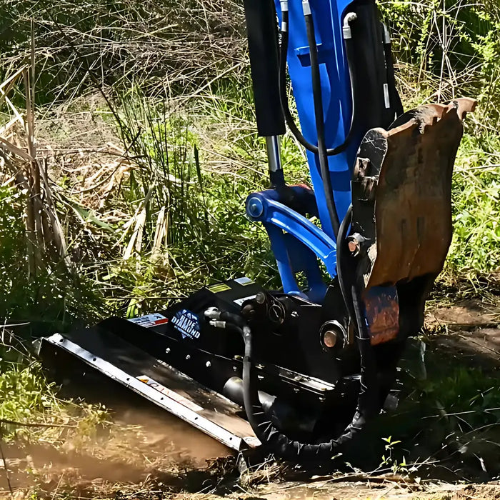 Blue Diamond Mini Excavator Brush Cutter - Heavy Duty
