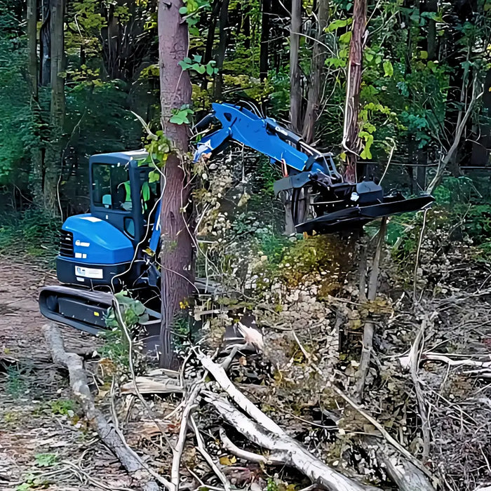 Blue Diamond Mini Excavator Brush Cutter - Heavy Duty