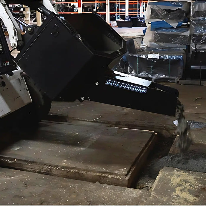 Blue Diamond Skid Steer Concrete Bucket