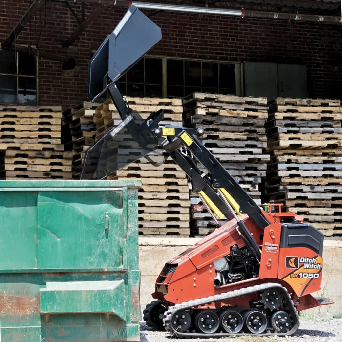 Blue Diamond Mini Skid Steer High Dump Bucket