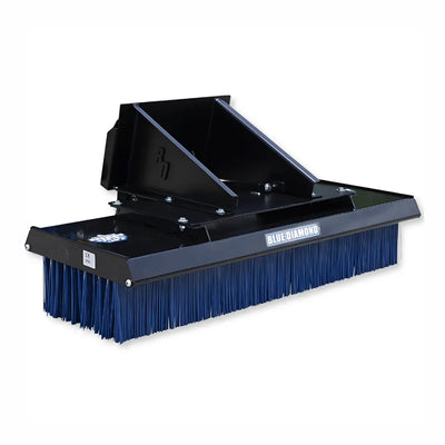 Blue Diamond Mini Skid Steer Push Broom - Light, Standard And Heavy Duty
