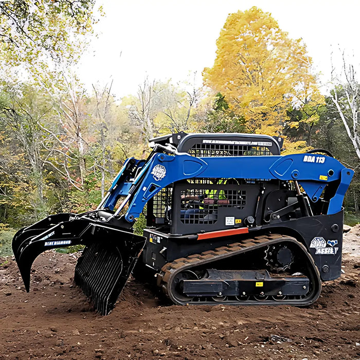 Blue Diamond Skid Steer Rock Bucket - Standard and Extreme Duty