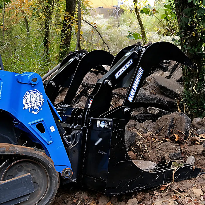 Blue Diamond Skid Steer Rock Bucket - Standard and Extreme Duty