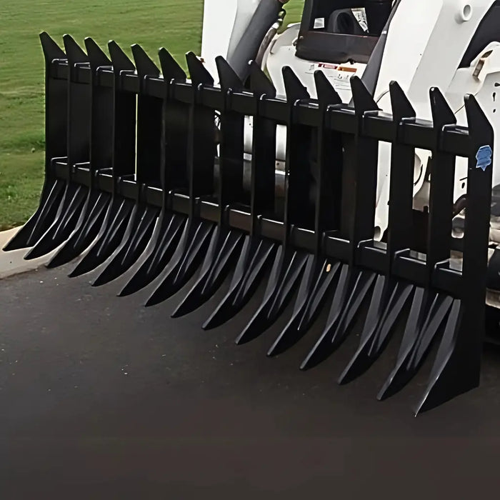 Blue Diamond Skid Steer Root Rake - Severe Duty