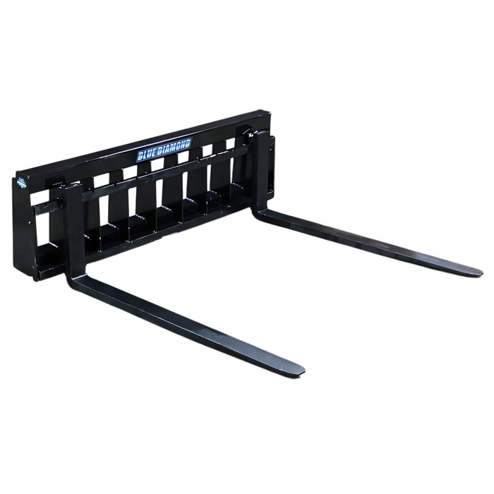 Blue Diamond Pallet Forks - 6,000 lbs Capacity - Wide Frame