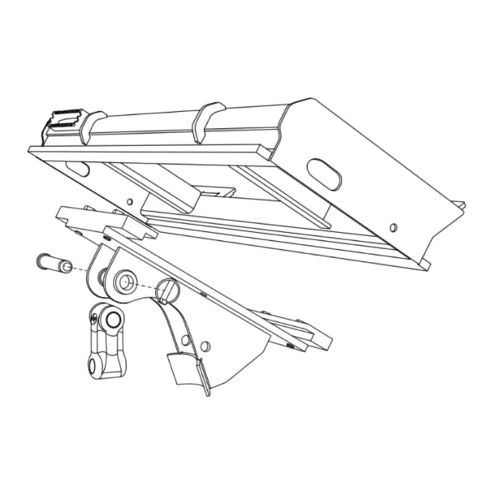Digga Skid Steer Slide Shift Cradle for Auger Mounting Bracket