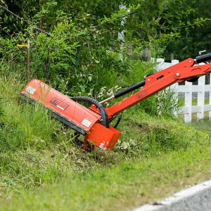 Skid Steer Raptor Mounted Sidewinder Flail Mower
