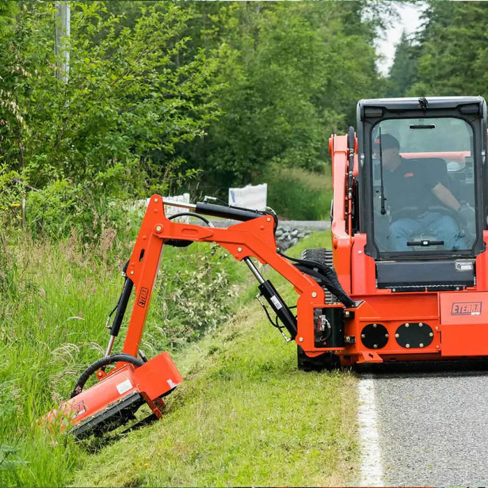 Skid Steer Raptor Mounted Sidewinder Flail Mower