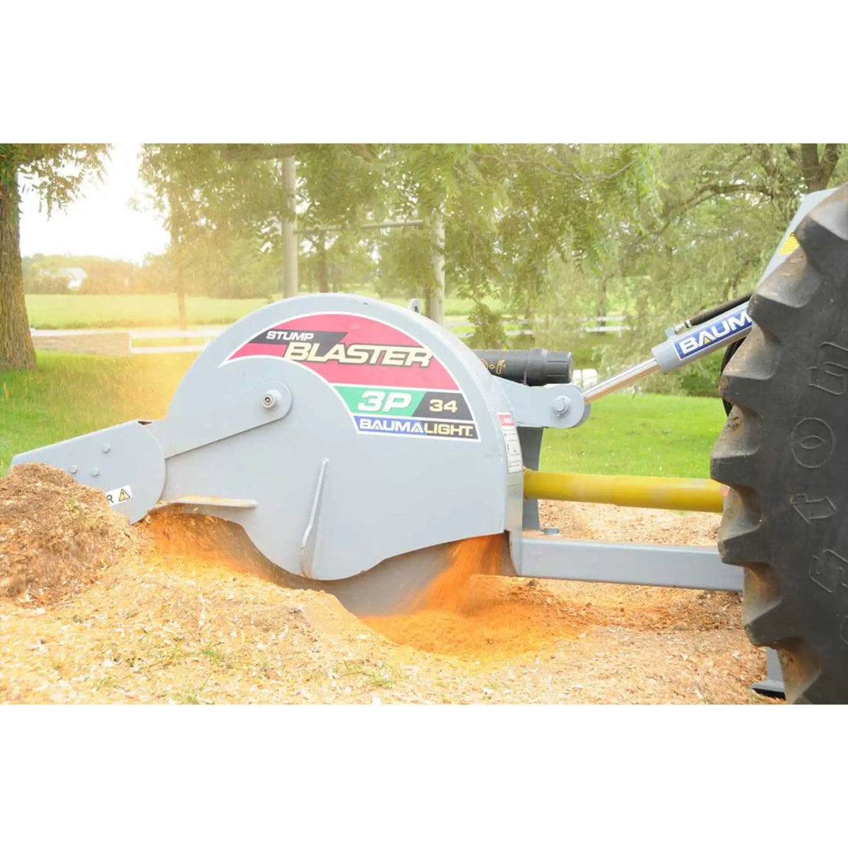 Baumalight 3P34 Stump Grinder for 50-80 HP Tractors — Attachments King