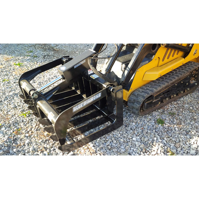 Blue Diamond Mini Skid Steer Root Grapple