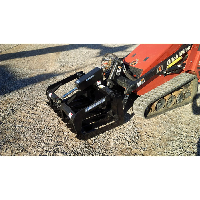 Blue Diamond Mini Skid Steer Root Grapple