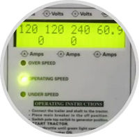 Speed Indicating Lights