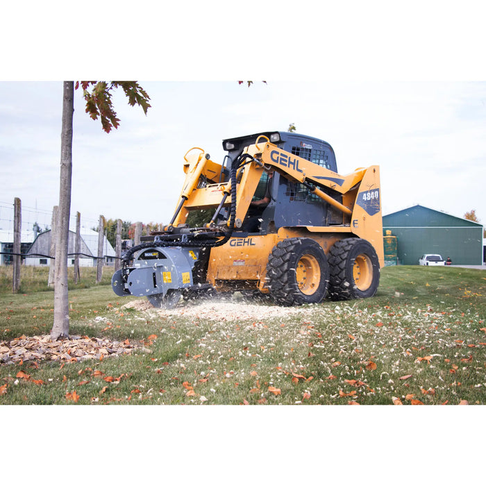 Baumalight S22 Stump Grinder With 12V Swing Actuator For Skid Steers