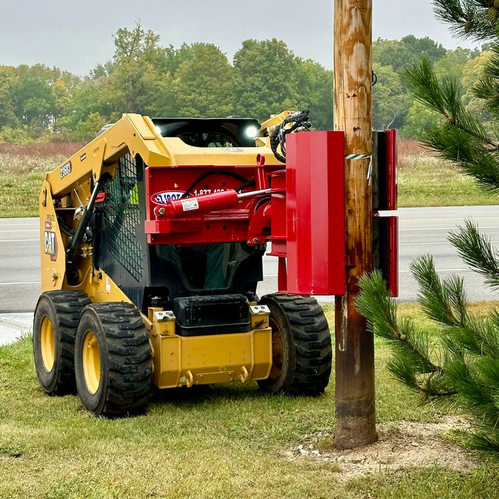 Skid Steer Pole Setter - EZ SPOT UR