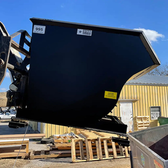 Star Industries Forklift Self-Dumping Trash Hopper