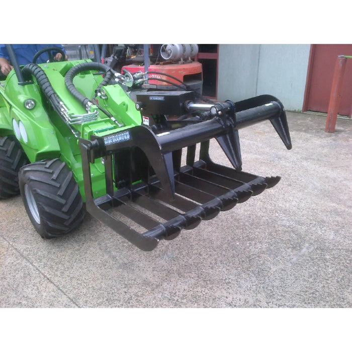 Blue Diamond Mini Skid Steer Root Grapple