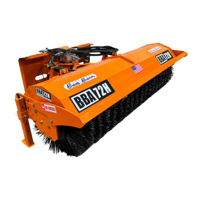Broce Broom BBA Series Hydraulic Skid Steer Angle Broom