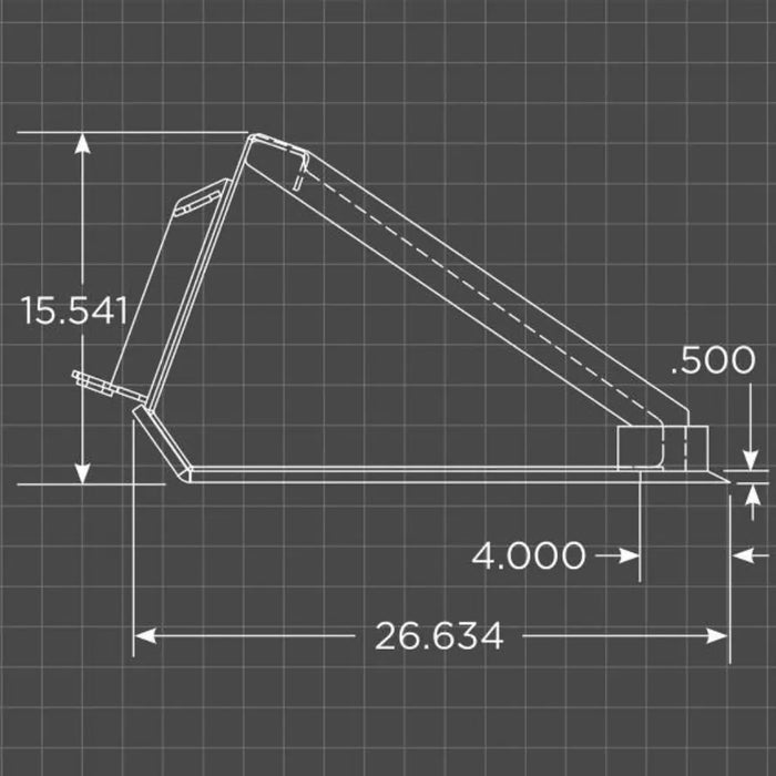 Loflin Fabrication Compact Tractor Low Profile Bucket