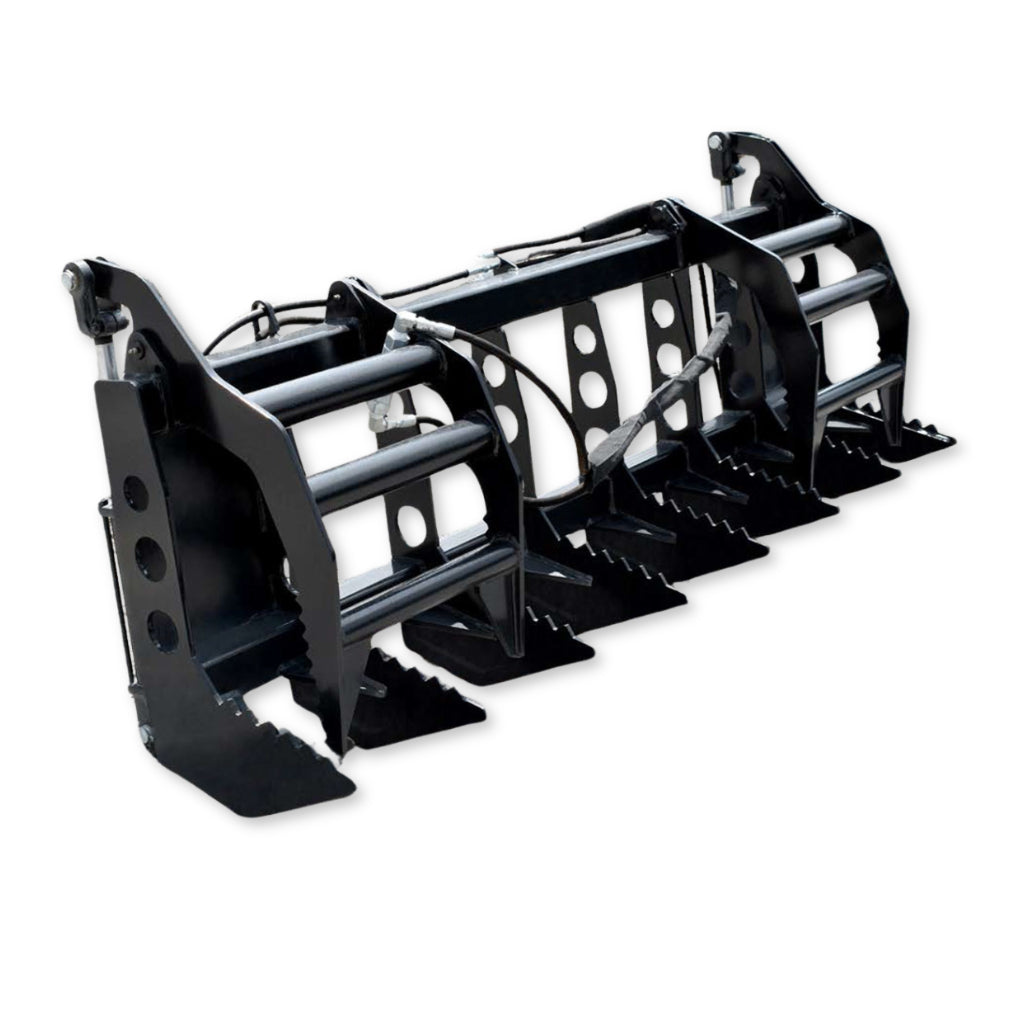 Loflin Fabrication Compact Tractor Vertical Root Grapple — Attachments King