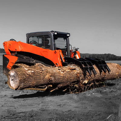 Loflin Fabrication Skid Steer Vertical Root Grapple