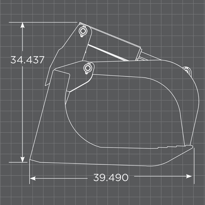 Loflin Fabrication Xtra Heavy Duty Root Grapple