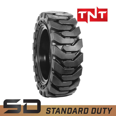 12-16.5 Left Mounted Standard Duty Solid Rubber Tire