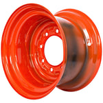 Bobcat Orange 8 Bolt Hole Heavy Duty Rim/Wheel for 10-16.5 Skid Steer Tires