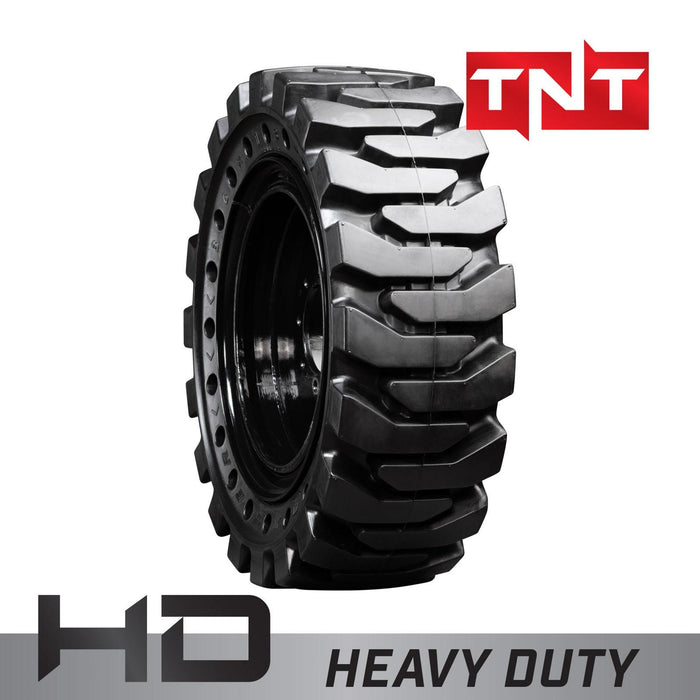 14-17.5 Right Mounted Heavy Duty Solid Rubber Tire