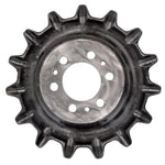 bobcat t180 t190 sprocket old drive motor (4.77 dish 6 hole 15 tooth 27mm flange)