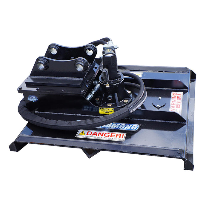 Blue Diamond Mini Excavator Brush Cutter Heavy Duty — Attachments King