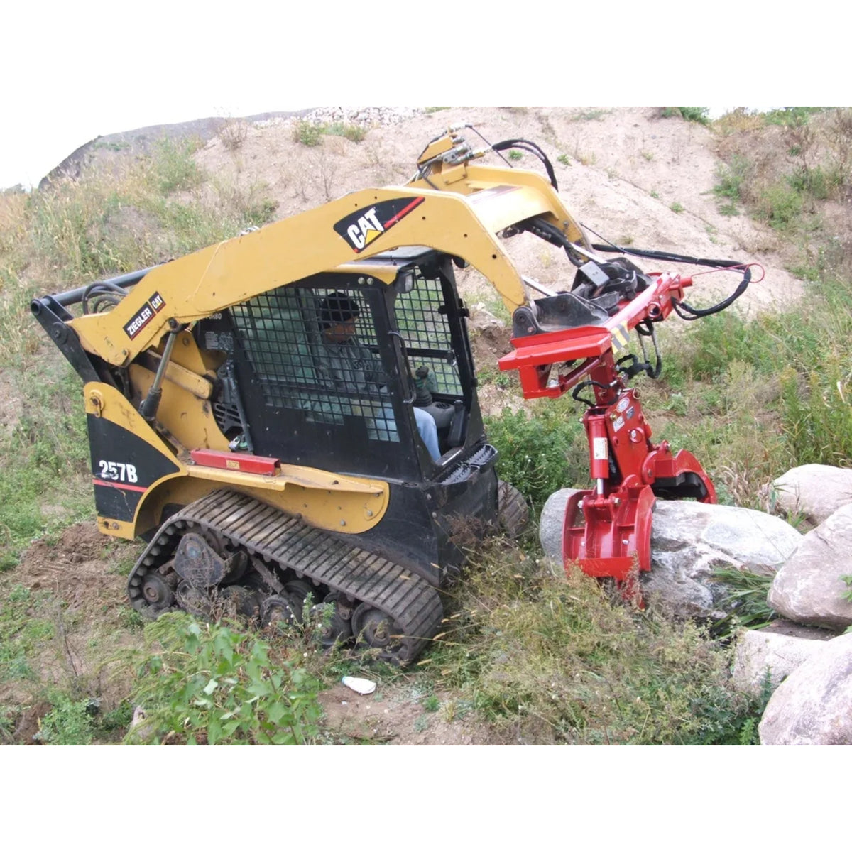 EZ SPOT UR 5-Finger Rock and Tree Hand Skid Steer Grapple Attachment —  Attachments King