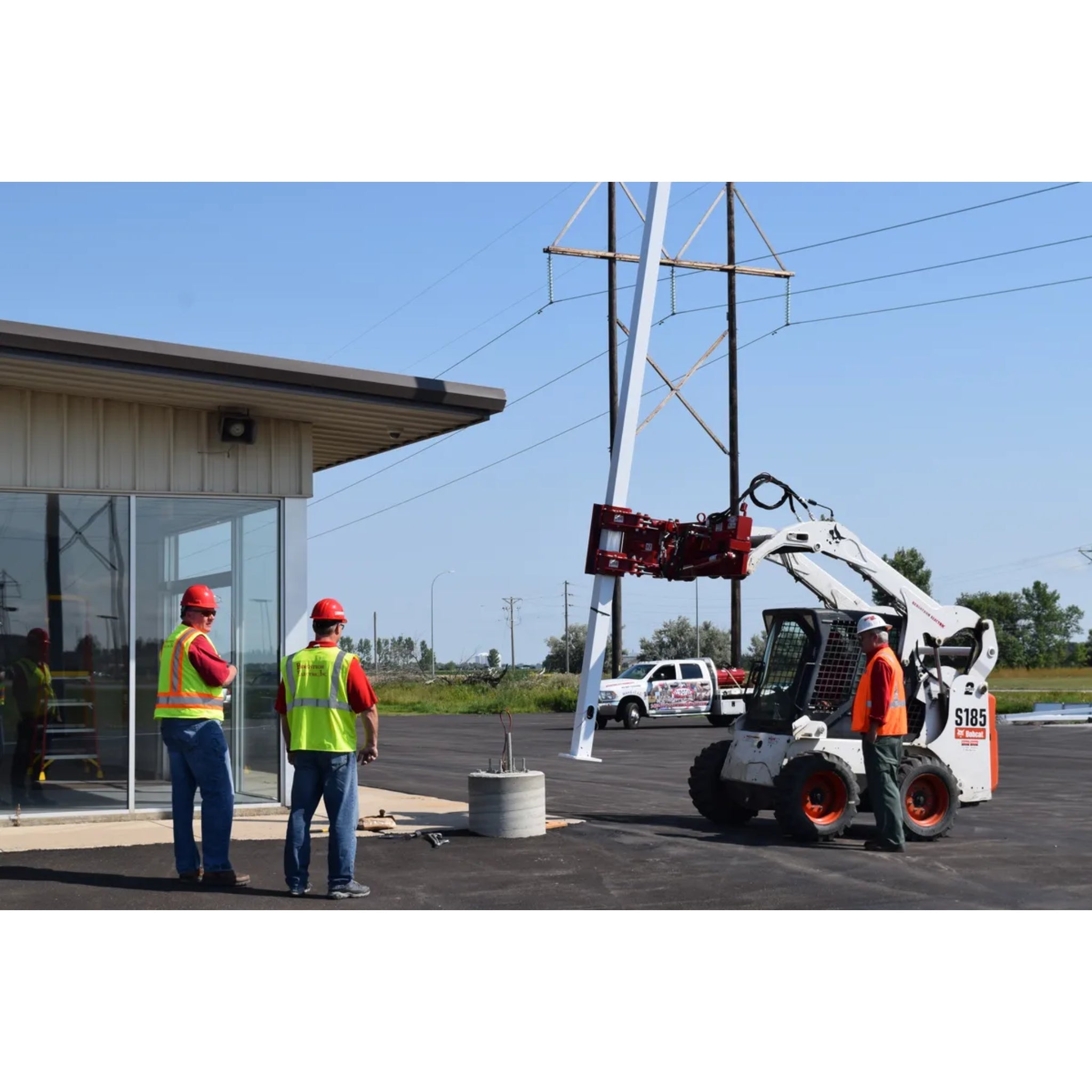 Skid Steer Pole Setter Attachments — Attachments King