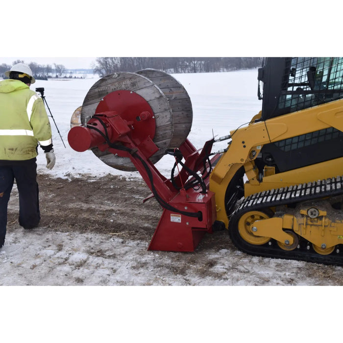 EZ SPOT UR Skid Steer Wire Reel Attachment — Attachments King