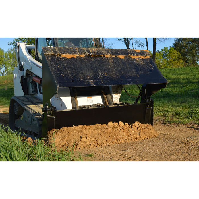Loflin Fabrication Skid Steer 4In1 Combo Bucket — Attachments King