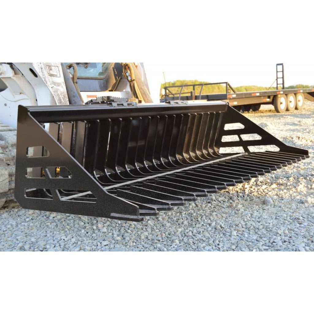 Skid Steer Rock Buckets Attachments King