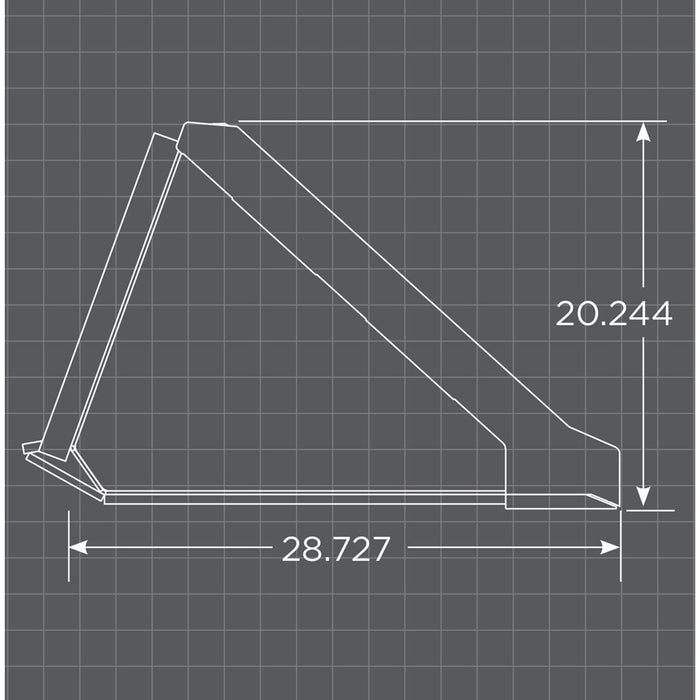 Loflin Fabrication Skid Steer Standard Duty Low Profile Bucket