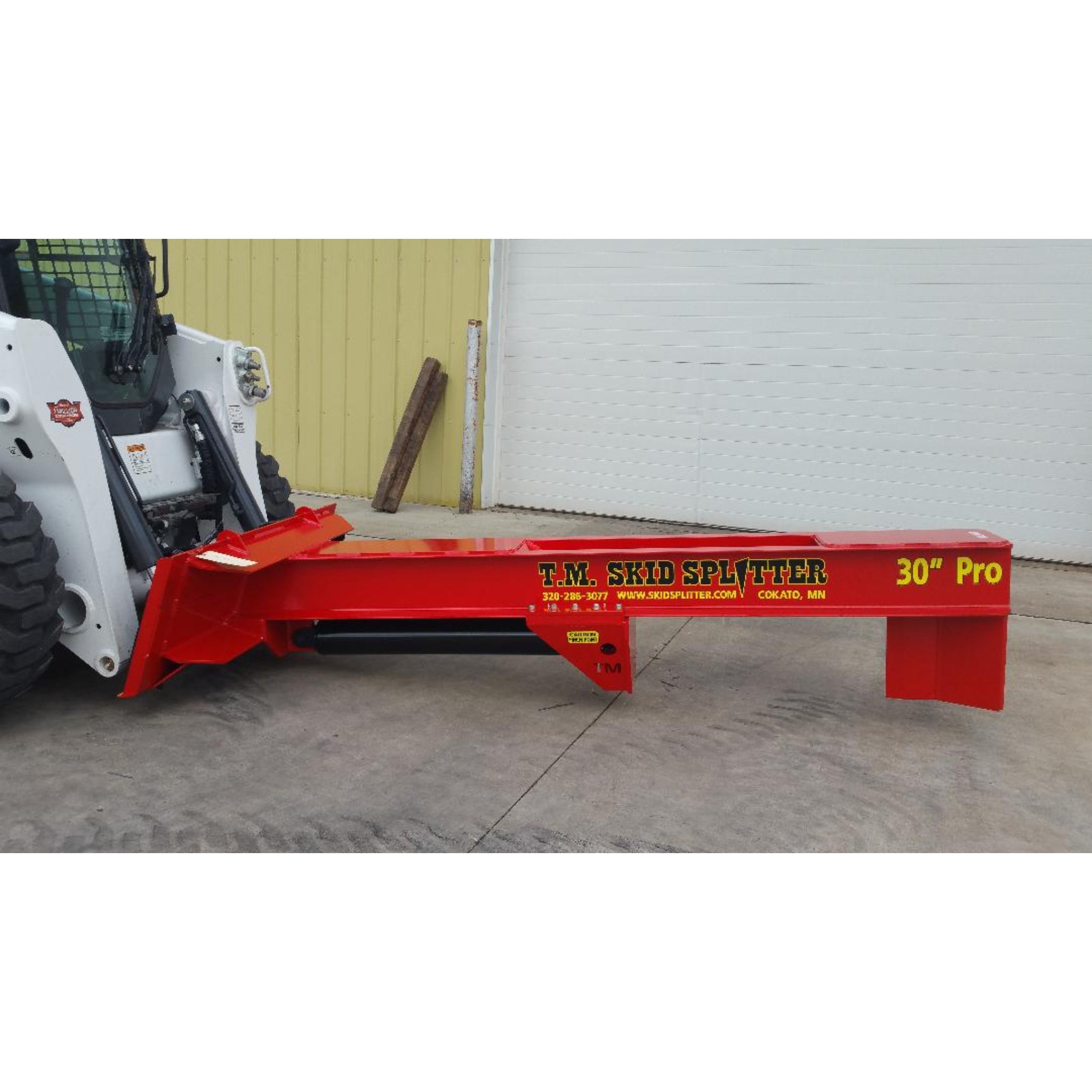 Skid Steer Log Splitters Best Log Splitter Attachments — Attachments King